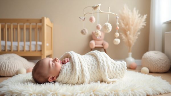 Gigoteuse d'emmaillotage : bien envelopper bébé pour des nuits sereines